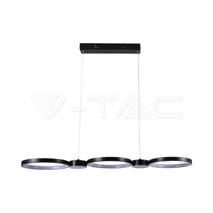 LED Осветител 38W Висящ (95*100CM) Черен 3000K