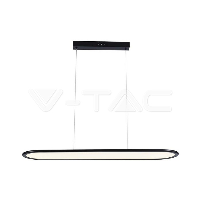 24W LED Висяща Лампа (80*100CM) Черно Тяло