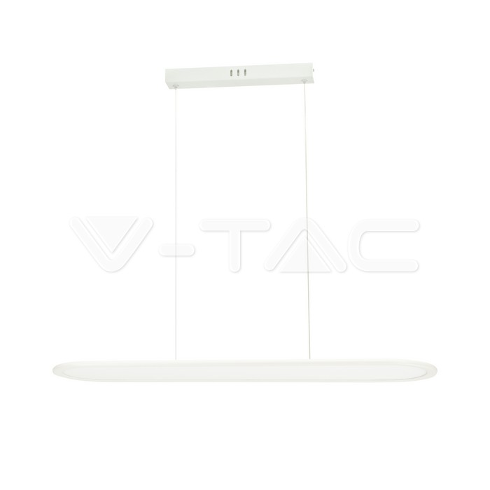24W LED Висяща Лампа (80*100CM) 4000K Бяло Тяло