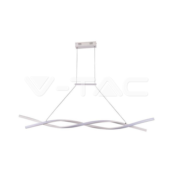 LED Осветител 30W Висящ (120*100CM) Бяло Тяло