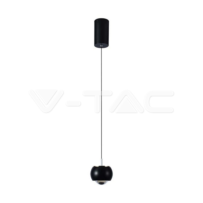 9W LED Висяща Лампа (10*10*100см) Черно 