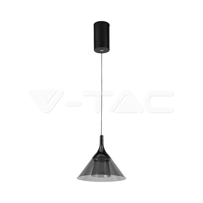 9W LED Висяща Лампа (19.5*17.5*100CM) Черно 