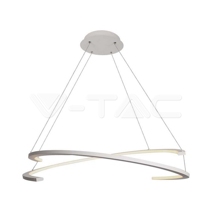 LED Осветител 48W Висящ 800x1200мм Димиращ Бял 4000К