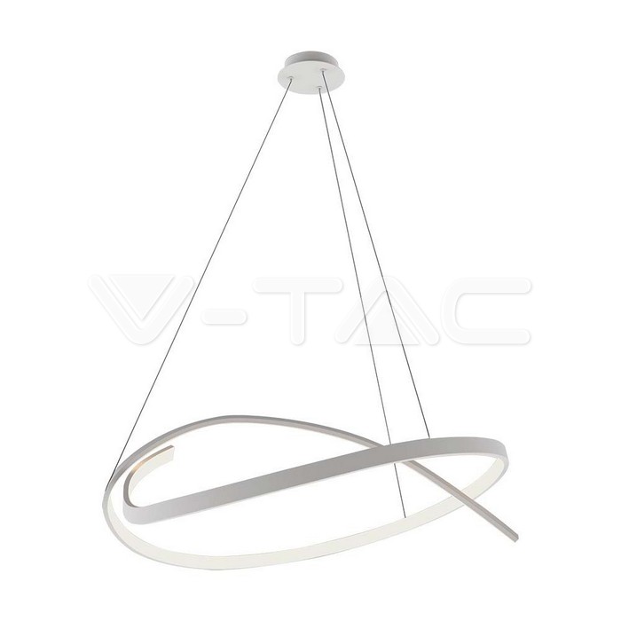 LED Осветител 48W Висящ 800x1200мм Димиращ Бял 