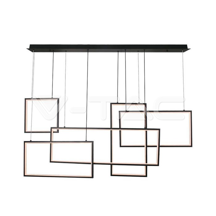 LED Осветител 45W Висящ 120*50*60CM Черно Тяло 3000K
