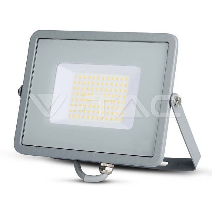 50W LED Прожектор SAMSUNG Чип SMD Slim Сиво Тяло