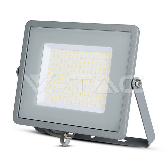 100W LED Прожектор SAMSUNG Чип G2 SMD SLIM Сиво Тяло