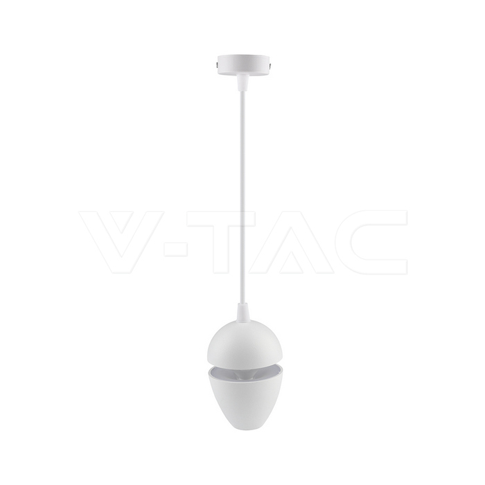9W LED Пендел Алумин Бял