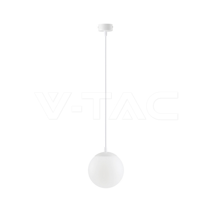 9W LED Пендел Алуминий и Желязо Бял