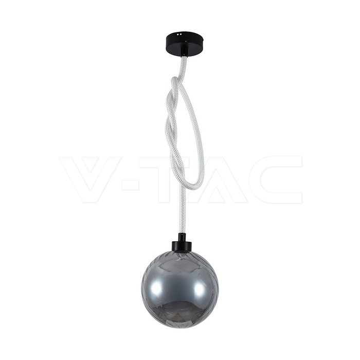 20W LED Висяща Лампа D230 x H1800мм Опушено Бяло 3000K