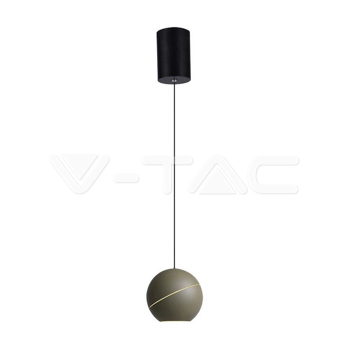 8.5W LED Висяща Лампа Φ180 Регулируемо Въже Touch On/Off Златно Тяло 3000K