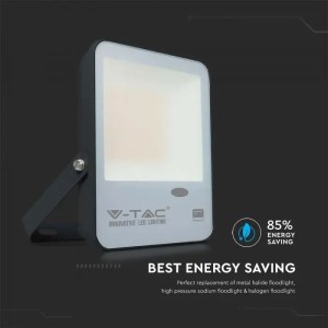 LED Прожектор Със Светлинен Сензор SAMSUNG ЧИП  Черно Тяло  100LM/W