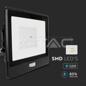 LED Прожектор PIR Сензор SAMSUNG ЧИП Черно Тяло