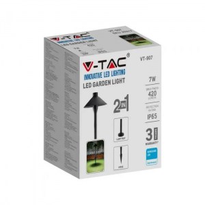 7W Тяло С Колче IP65 Черно Тяло 