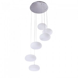 72W LED Висящ Пендел Димиращ Бял 3000K