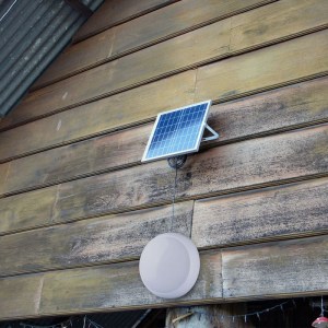 15W LED Соларен Плафон IP65 Дистанционно Сензор 3в1 