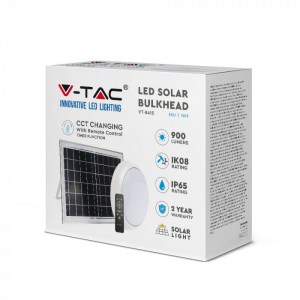 15W LED Соларен Плафон IP65 Дистанционно Сензор 3в1 
